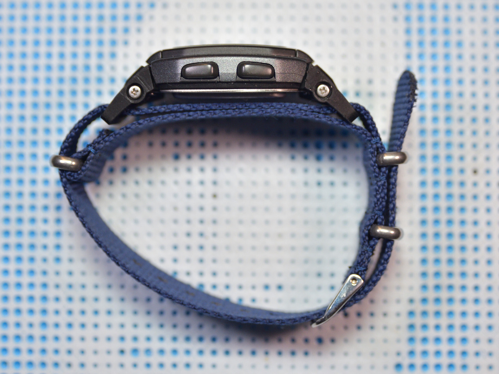 Tough Resin Strap & Band Adapter for Casio W96H Digital Watch