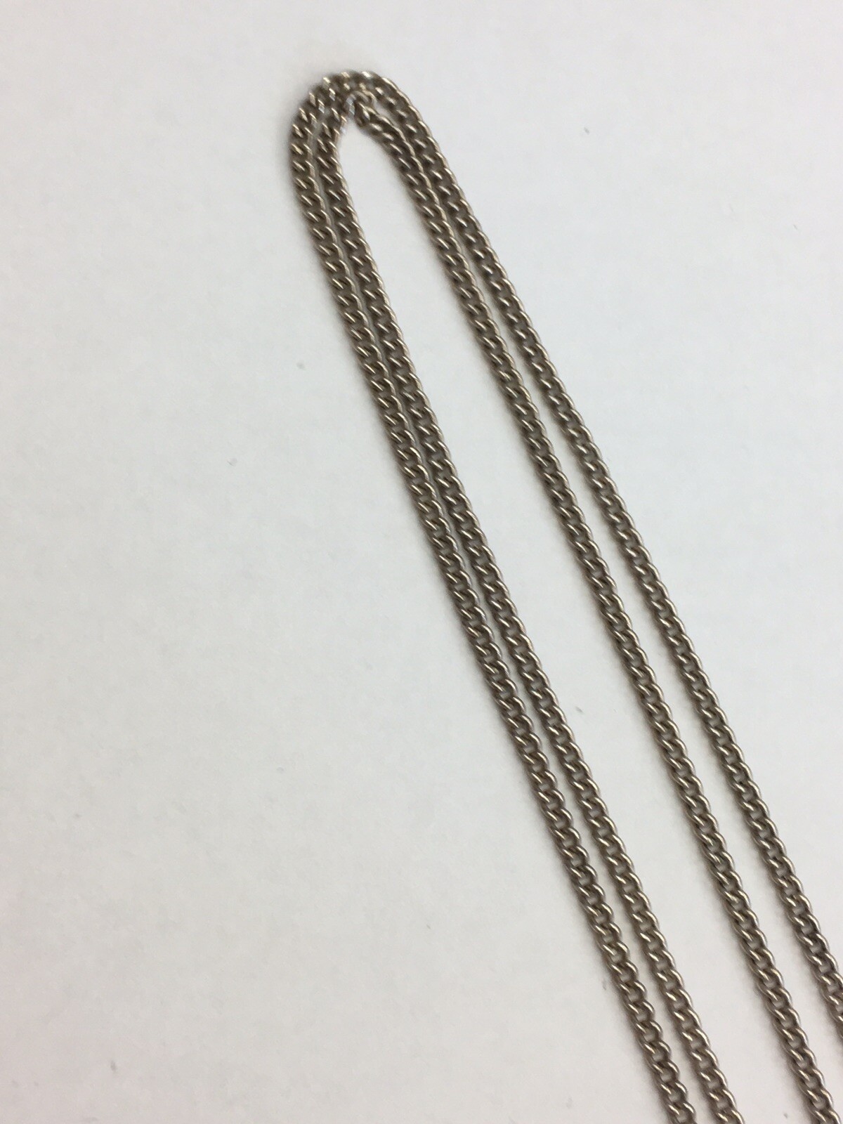 Vintage Solid Silver Retro Swedish Pendant Necklace W/Agate 16.7grams