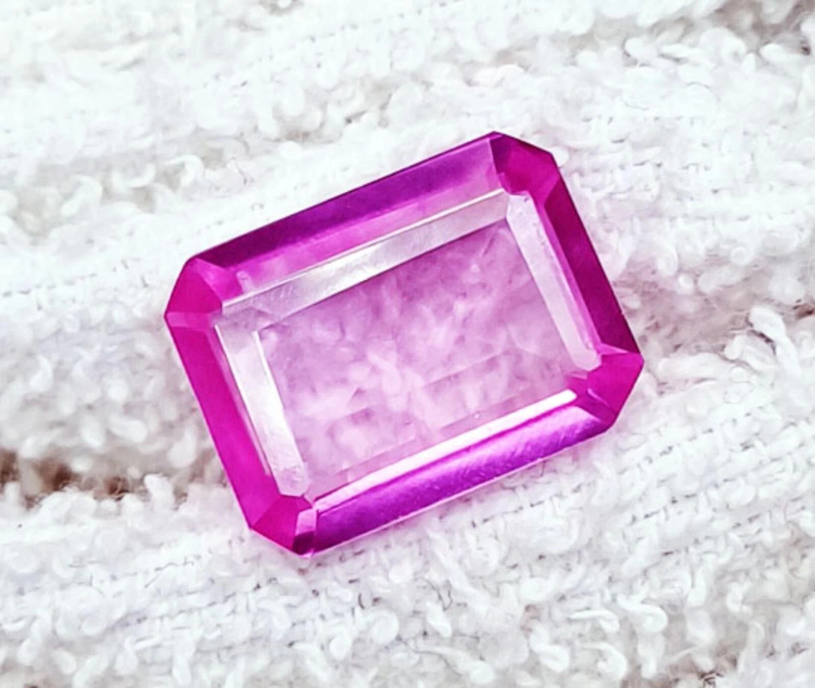 Loose Gemstone Natural Spinel Emerald Cut 11.40 Ct Certified With Free Gift