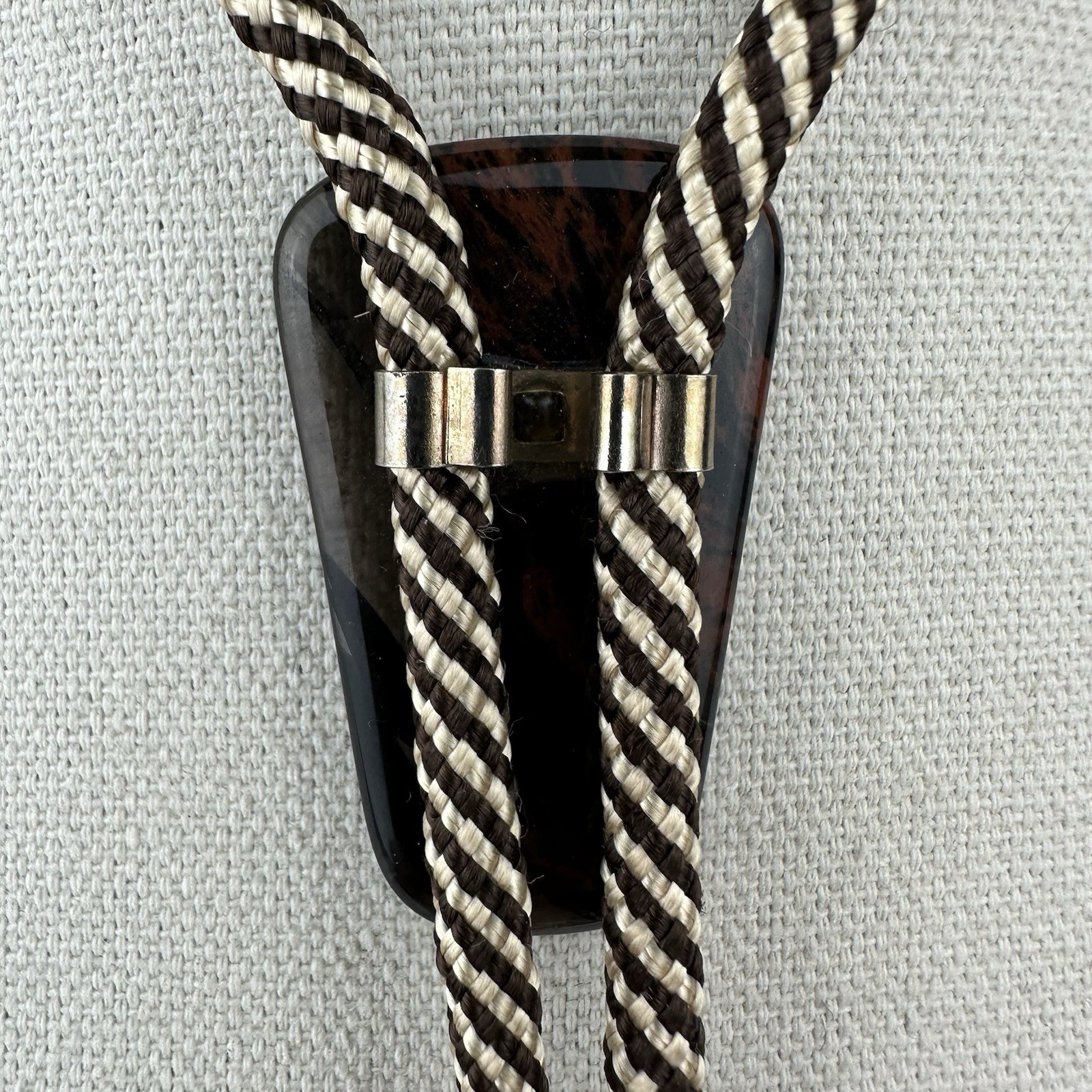 Stunning Translucent Mahogany Obsidian Western Bolo Tie Southwestern ￼