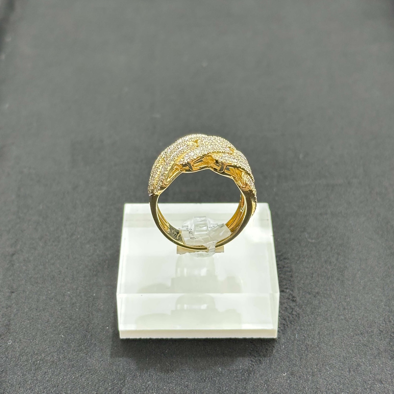 Natural Diamond Ring 2.23 CTW 10k Yellow Gold Man Ring