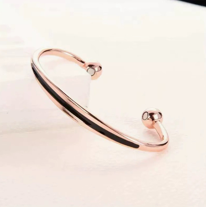Pure Copper Magnetic Therapy Ball Bracelet High Power Arthritis Pain Relief Cuff