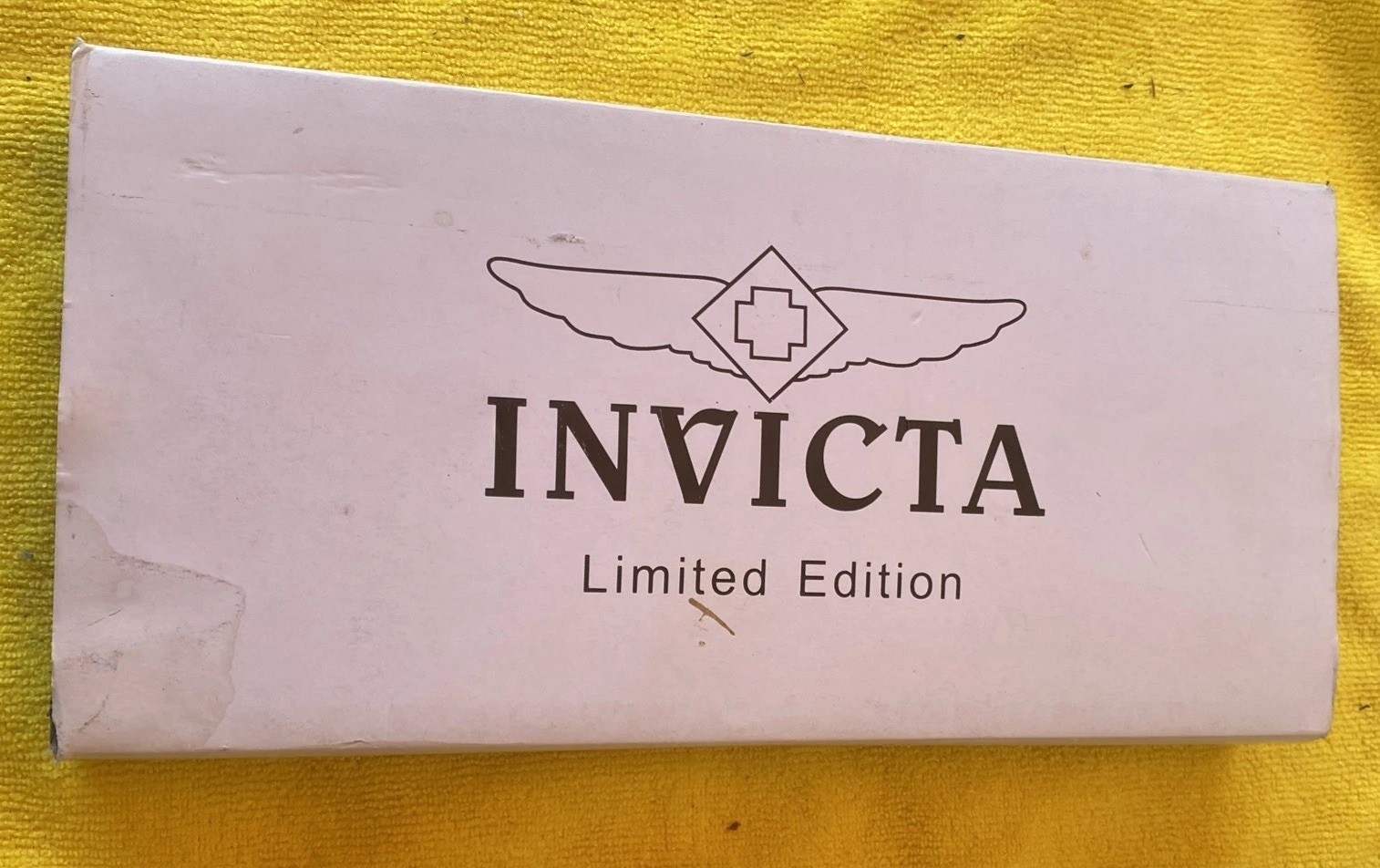 Invicta Men’s Watch 6406 Limited Edition Flame-Fusion Crystal Lupah With Case