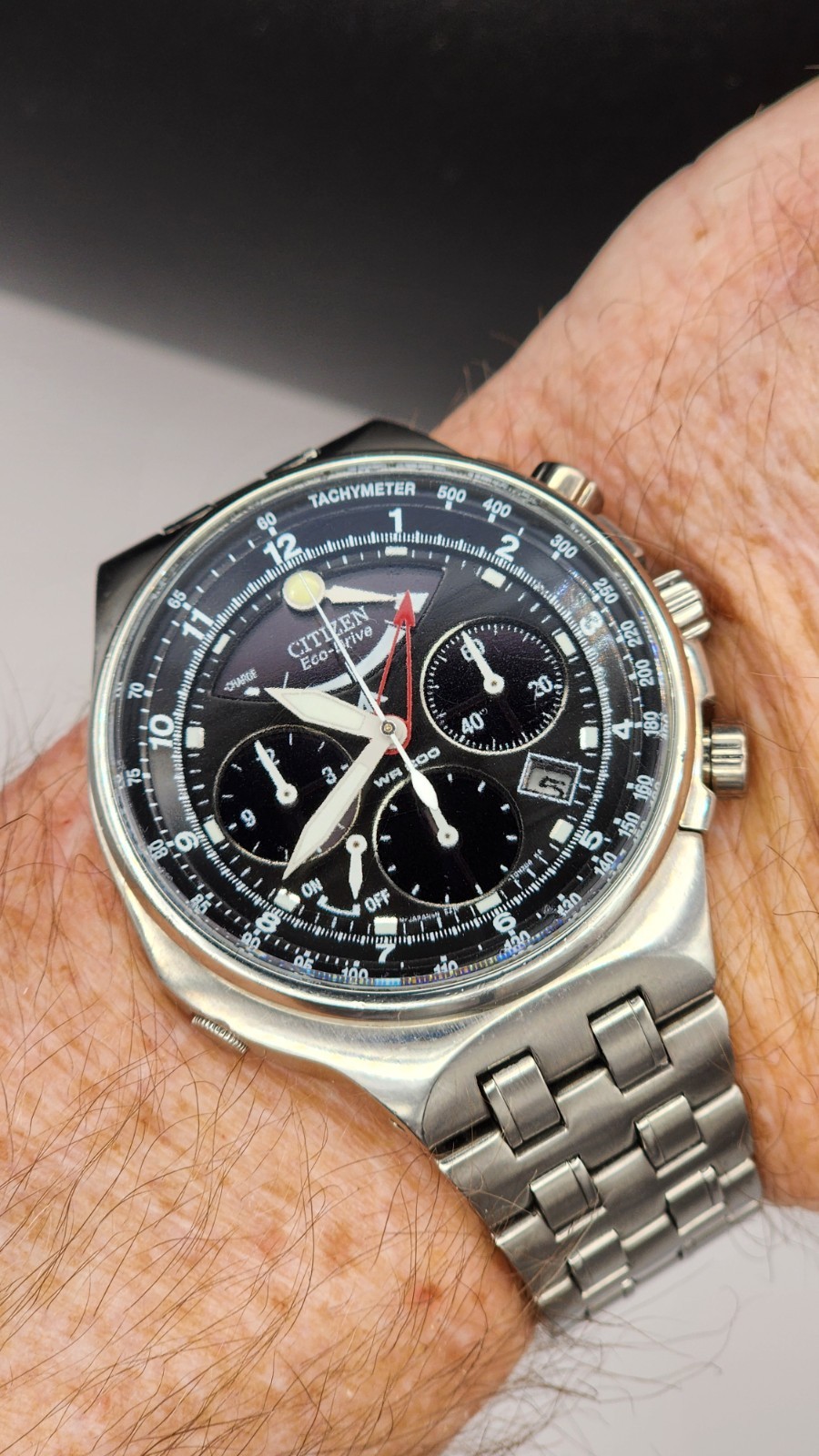 Citizen Eco-Drive Stainless Caliber 2100 Chronograph