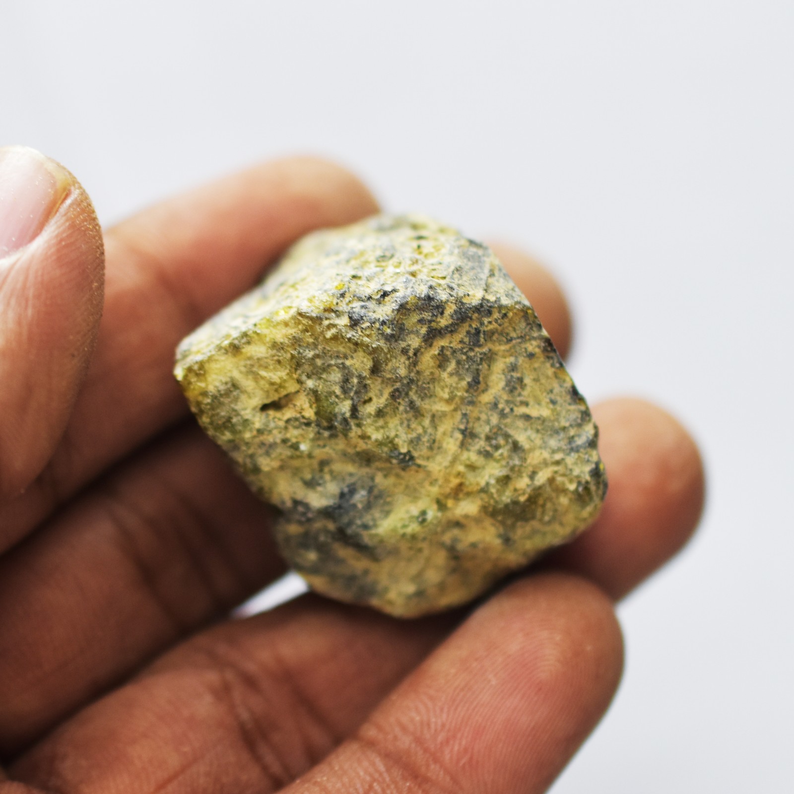 Uncut Natural Green Tourmaline Uncut Rough CERTIFIED 206 Ct Loose Gemstone
