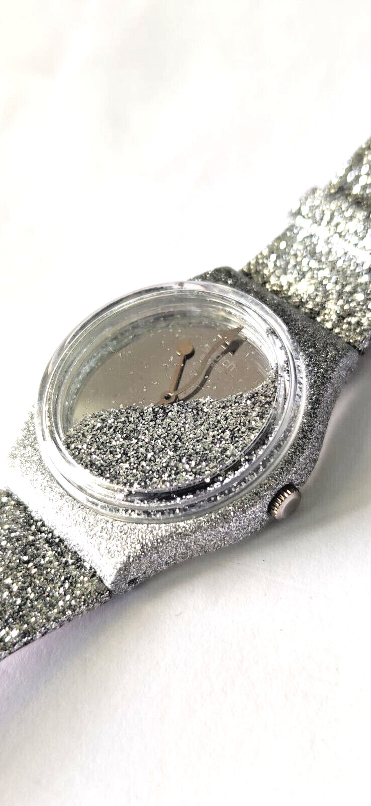 SWATCH GENT SPECIAL MILLE STELLE-GZ162-1999-NOT WORKING WHITEOUT BOX-NEW GLITTER