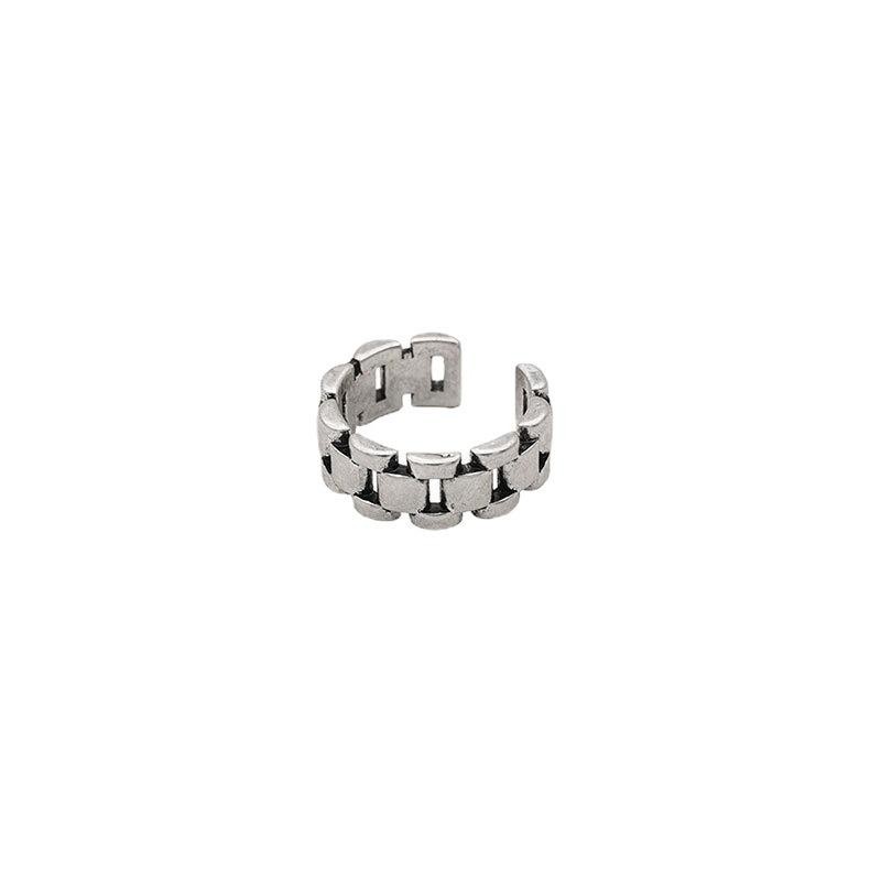 1/2PCS Style Retro Trend Ring Old Watch Strap Simple Opening Personality Ring
