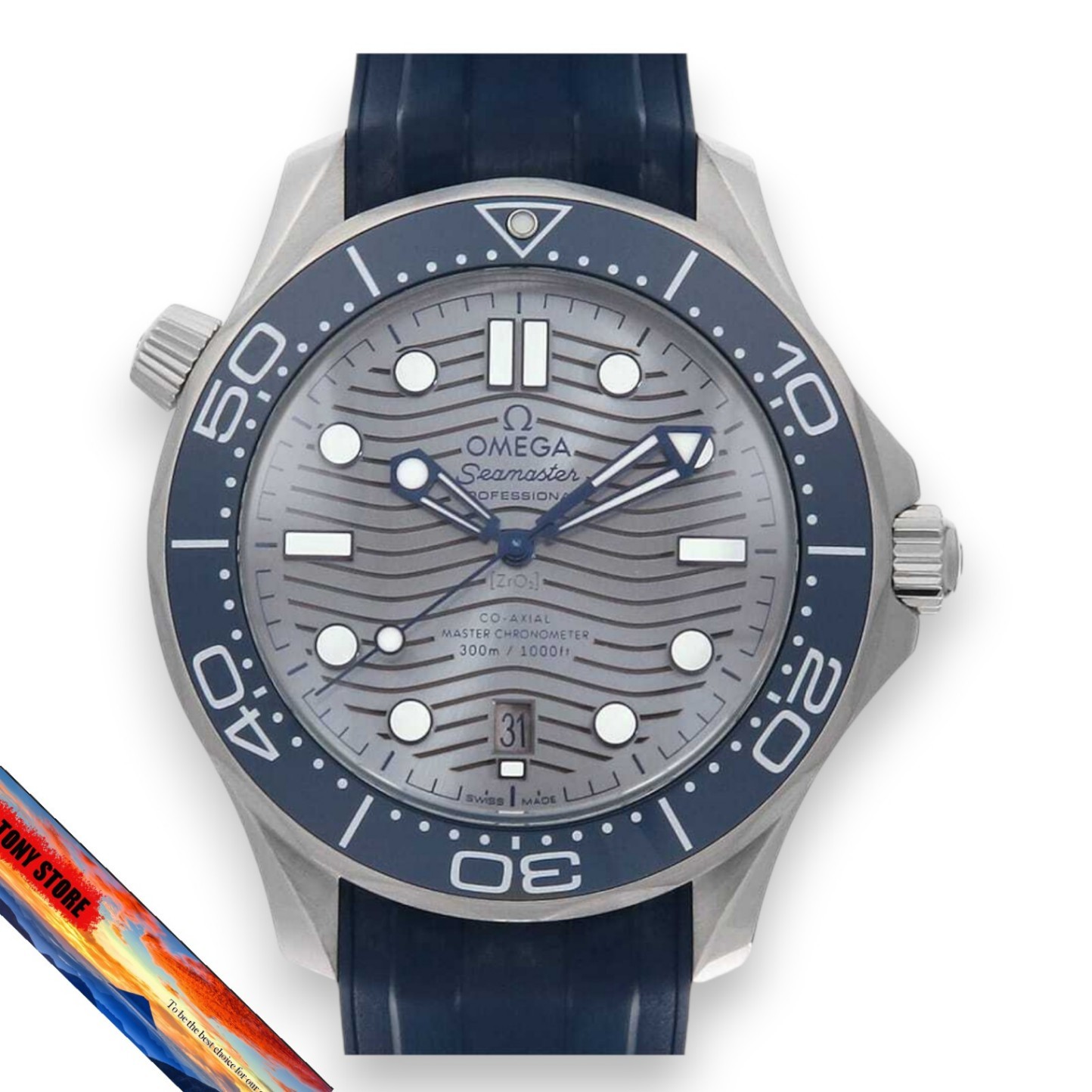 Omega Seamaster Diver 300M CoAxial Master Chronometer 210.32.42.20.06.001 used
