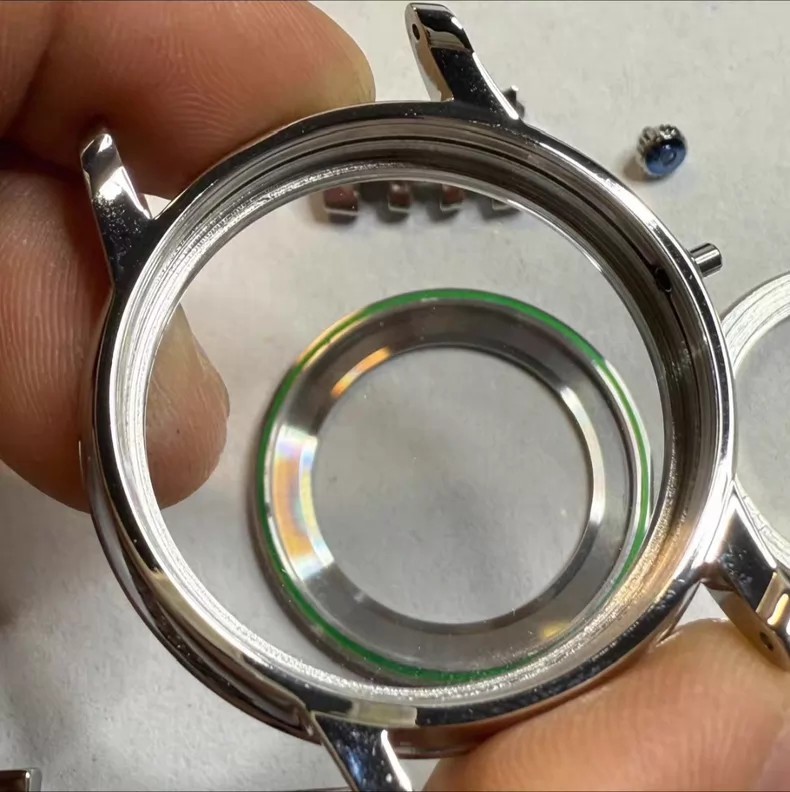 For DIY39.5mm Watch Steel Case kit For 2627 2202 Movement