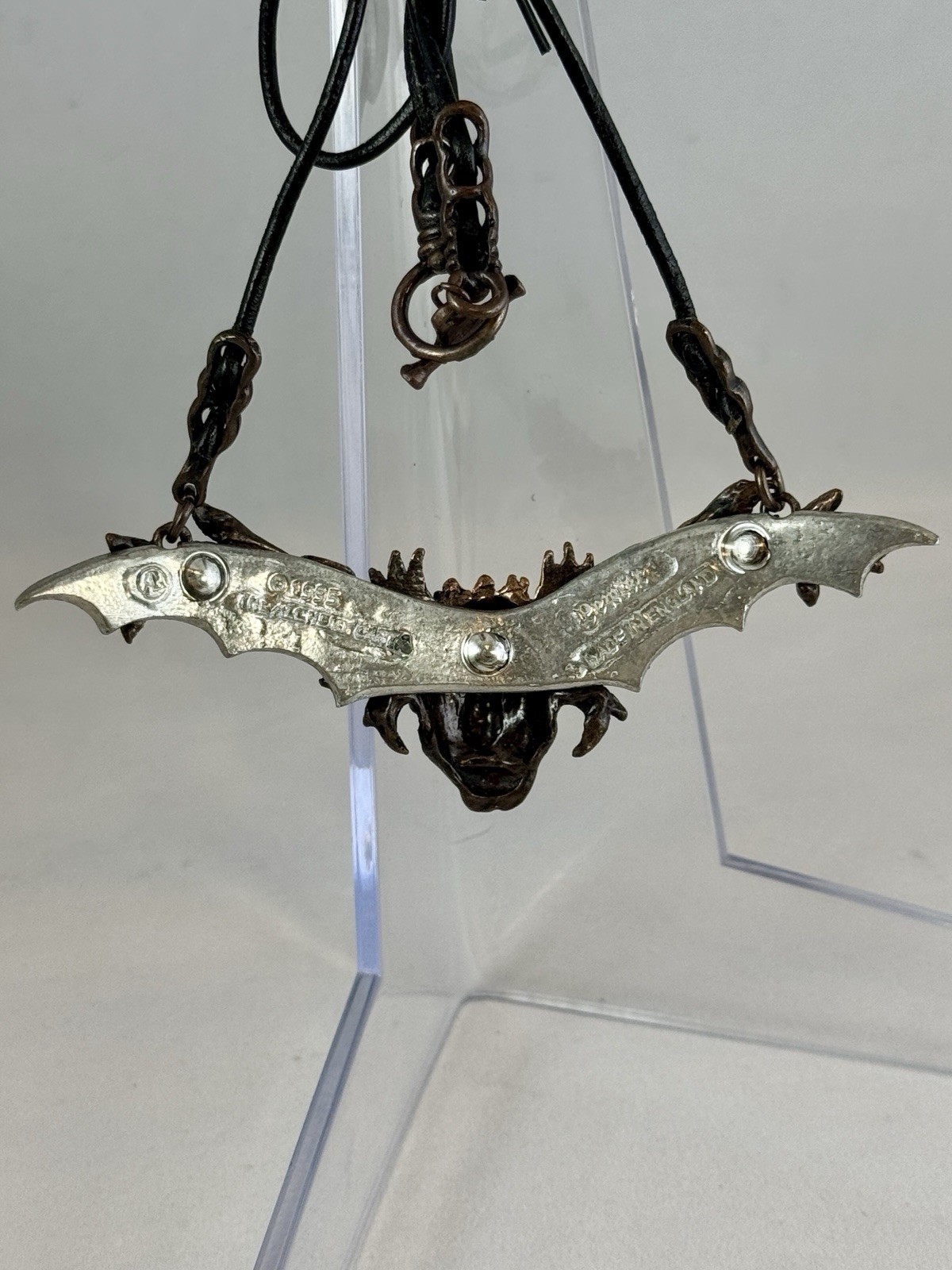 The Alchemy Carta – Nox Gargoyle Necklace C172 – 1995 England – Vintage Gothic