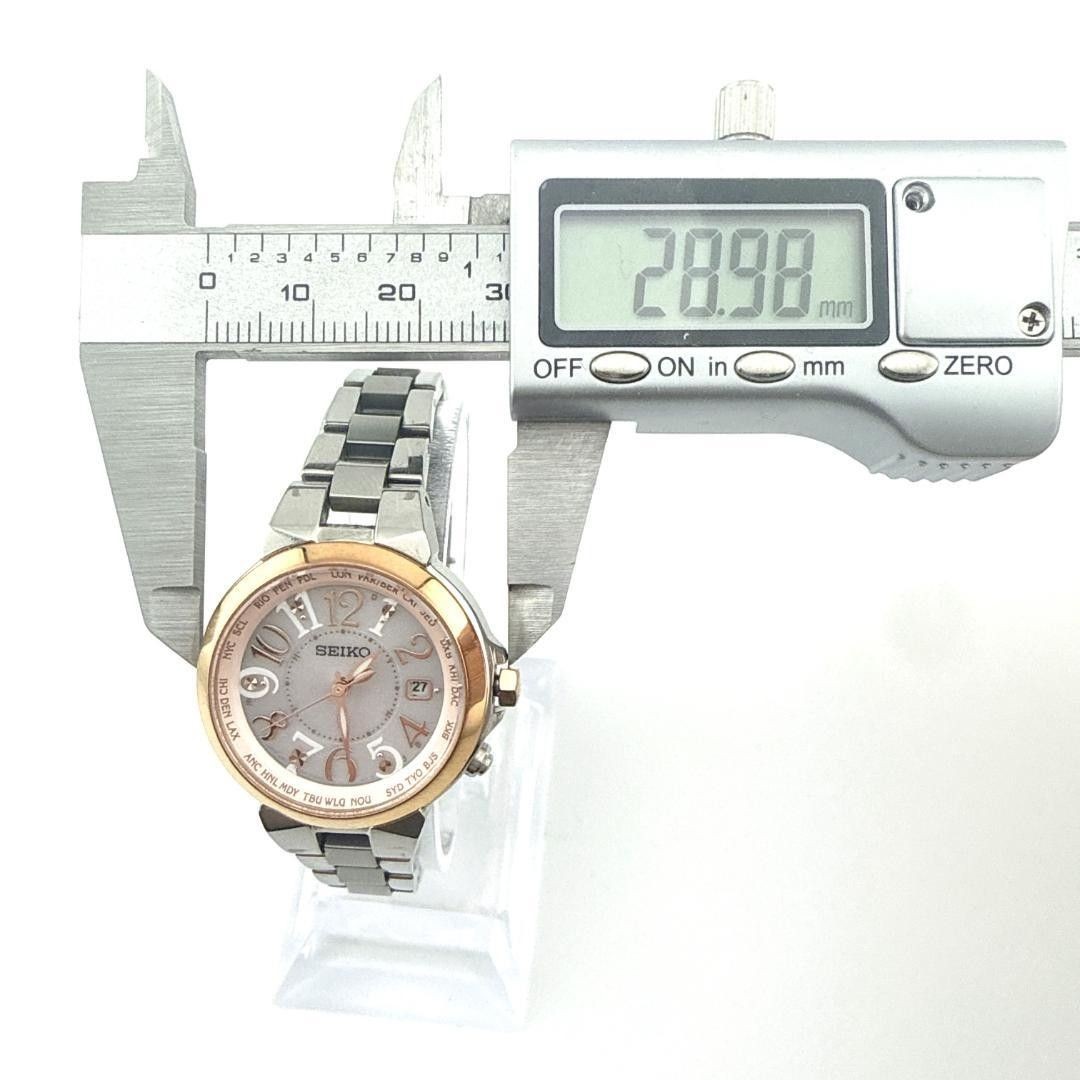 With Box SEIKO LUKIA Radio Solar Lucky Passport Titanium SEIKO LUKIA Working