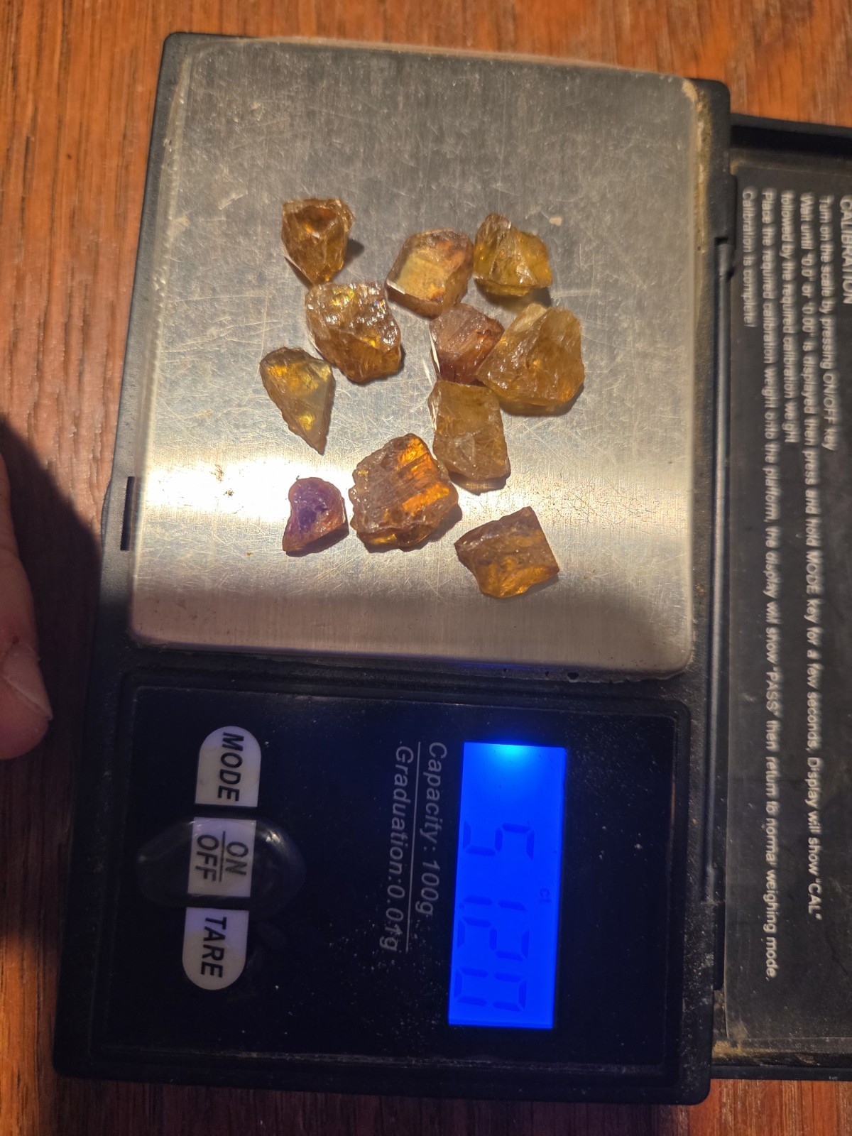 51 Ct Natural Sphene (Titanite) Rough Lot | Yellow Fire Dispersion | Pak