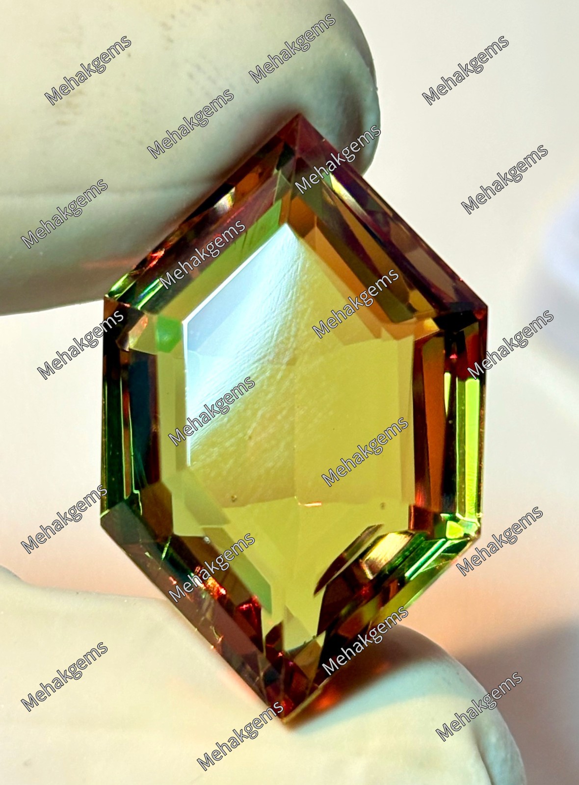 36ct Color Changing Zultanite Gemstone, Fantasy Cut Loose Diaspore Ring Pendnt