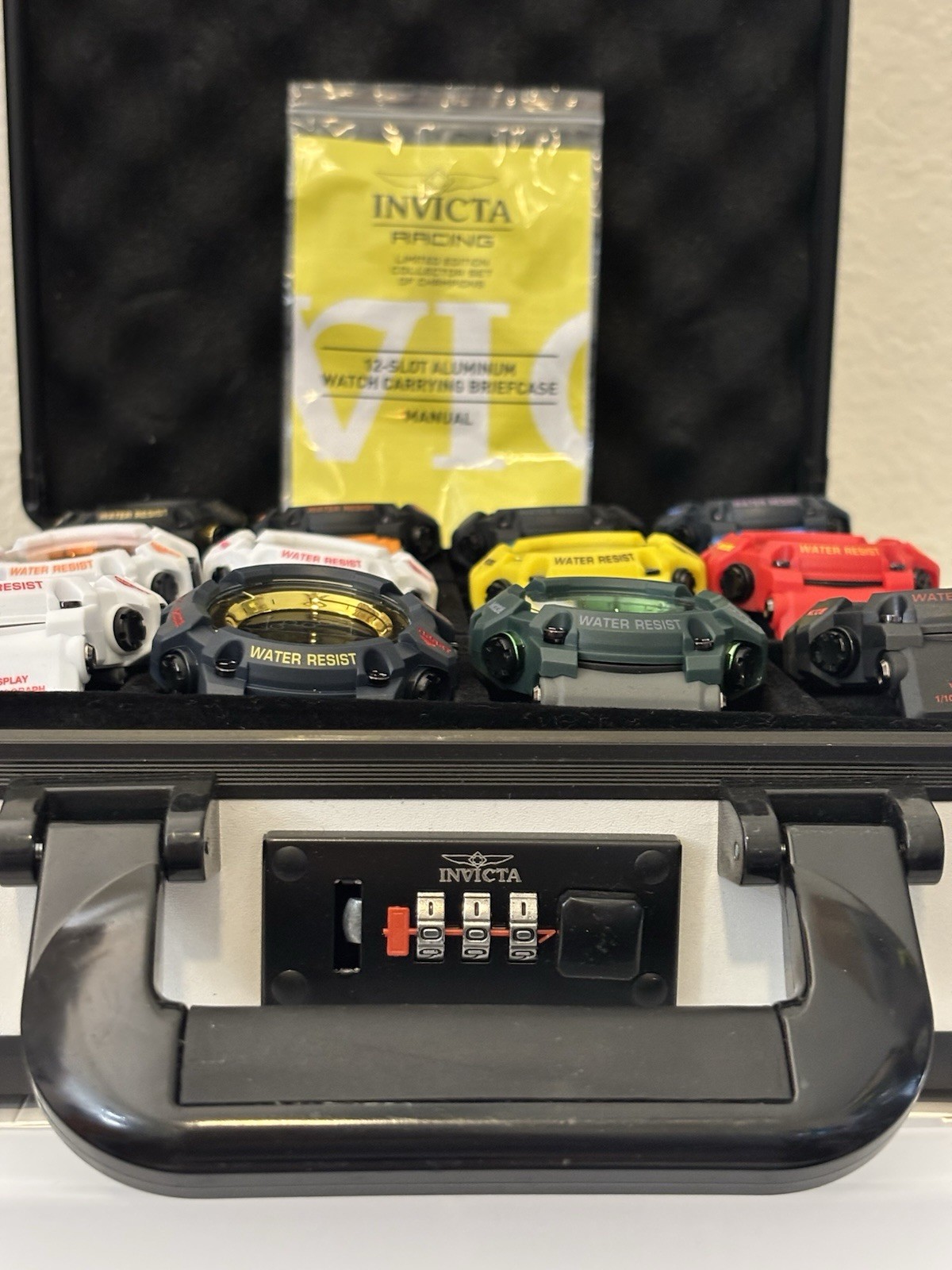 Invicta Racing Watch Bundle – 12 Watch Limited Collectors Set – Case – NEW