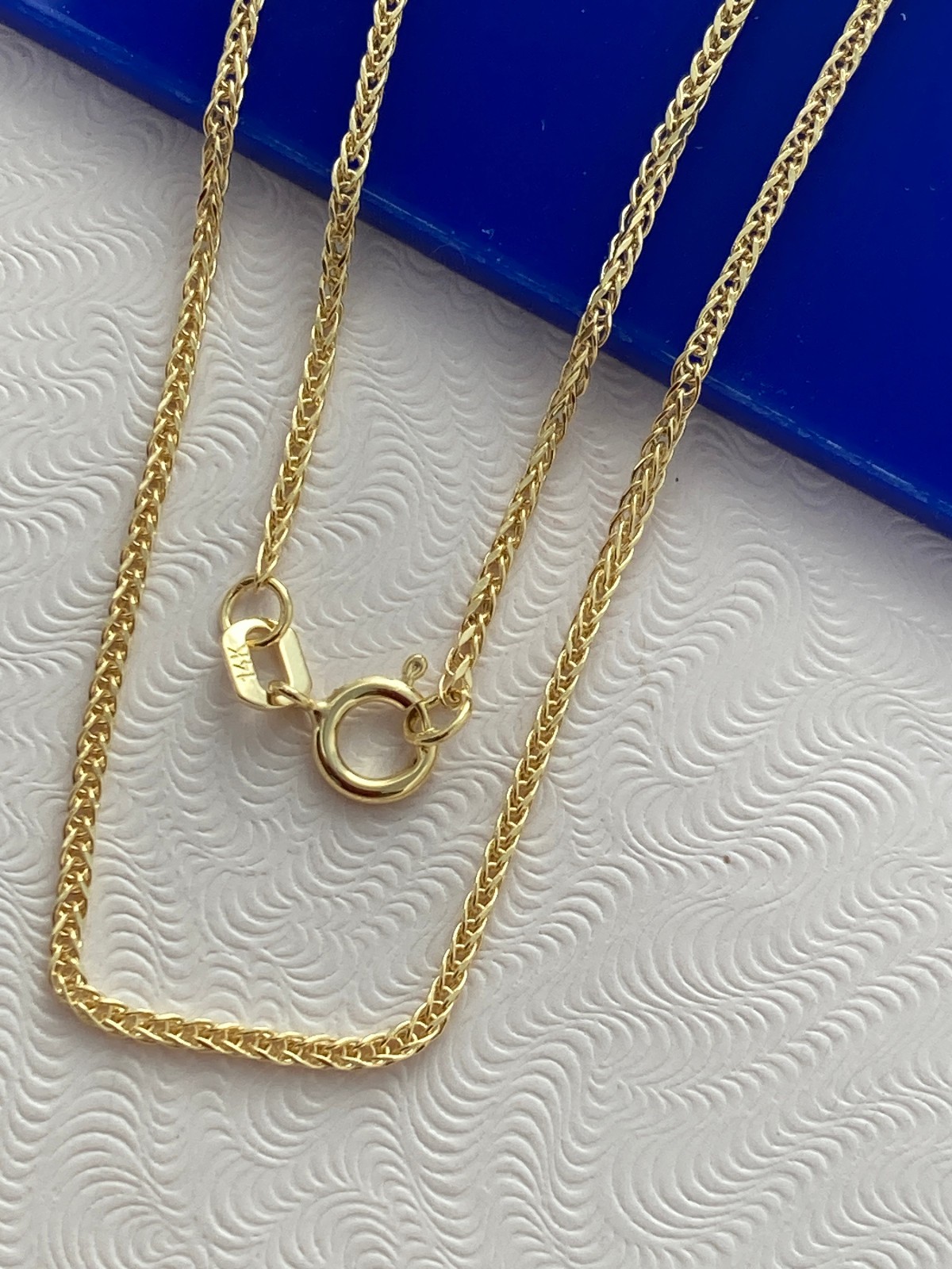 14k gold box necklace solid 14kt gold box chain yellow gold rose gold white gold