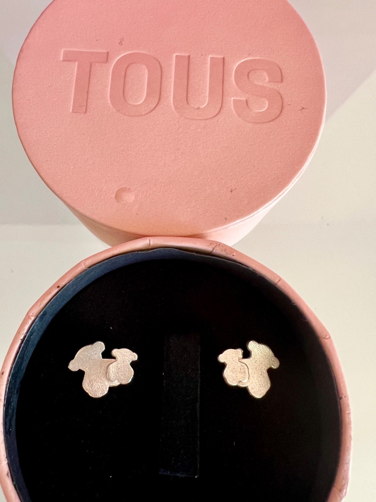 TOUS Silver Hill Earrings Bear Motif