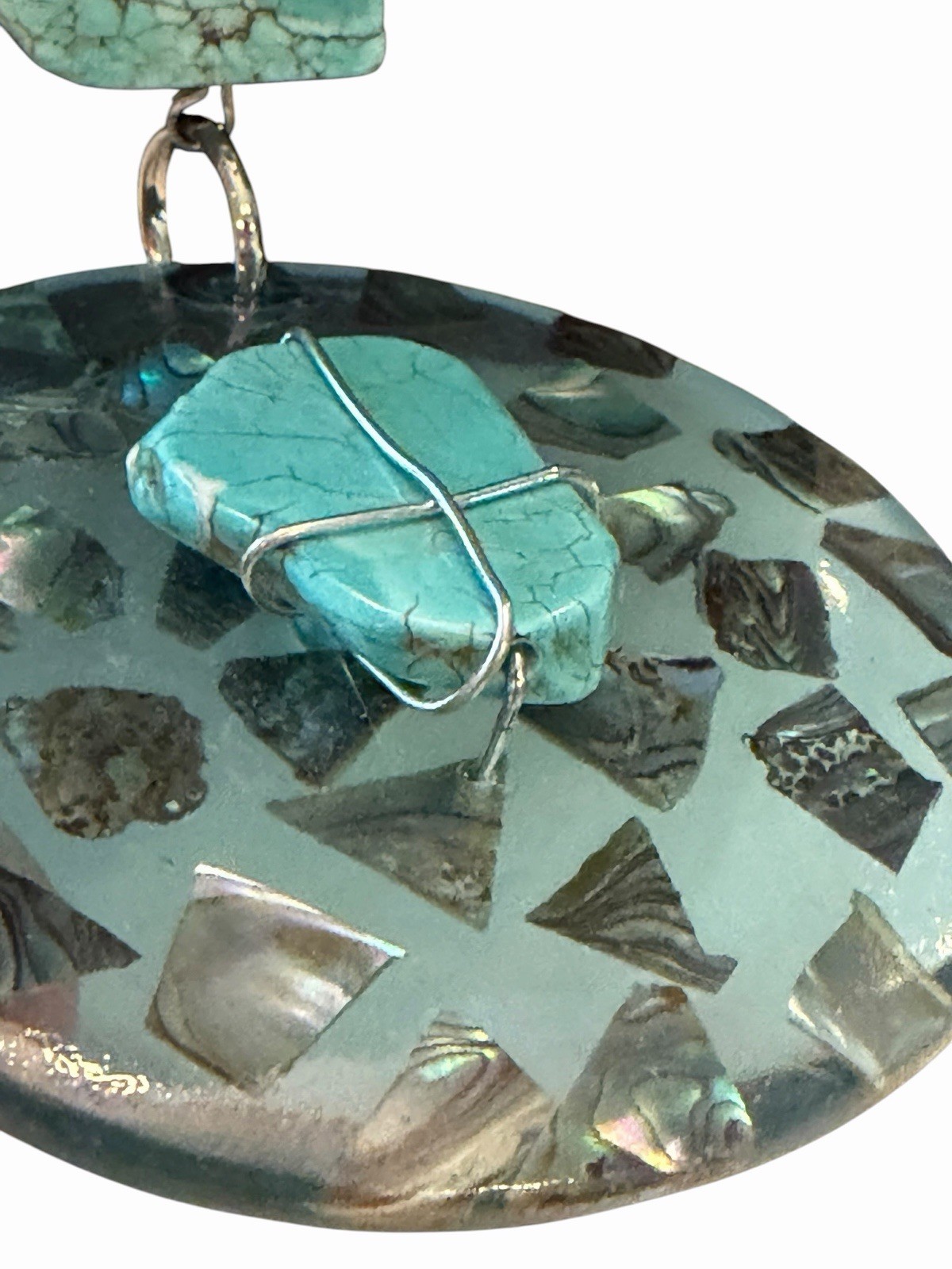 Chico’s Hera Pendant Necklace Turquoise Blue Statement Necklace NEW $55 Mermaid