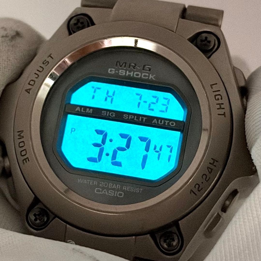 Casio MR-G Jazzy Full Titanium Grey Digital Watch Japan New Battery 0714561