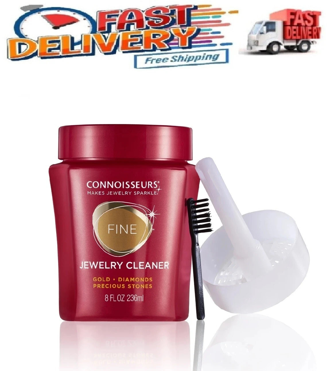 Jewelry Cleaner Solution Safely Clean All Jewelry Gold Silver Diamonds Stones