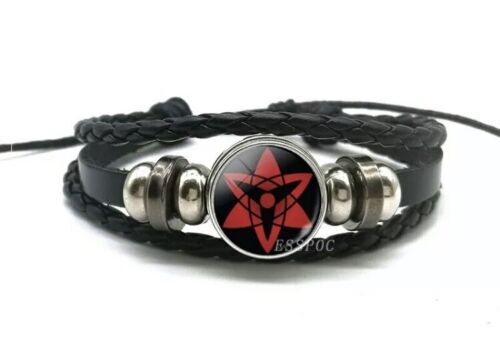 Naruto Anime Sharingan Bracelet Pick One Sasuke Kakashi Madara Obito Mangekyou