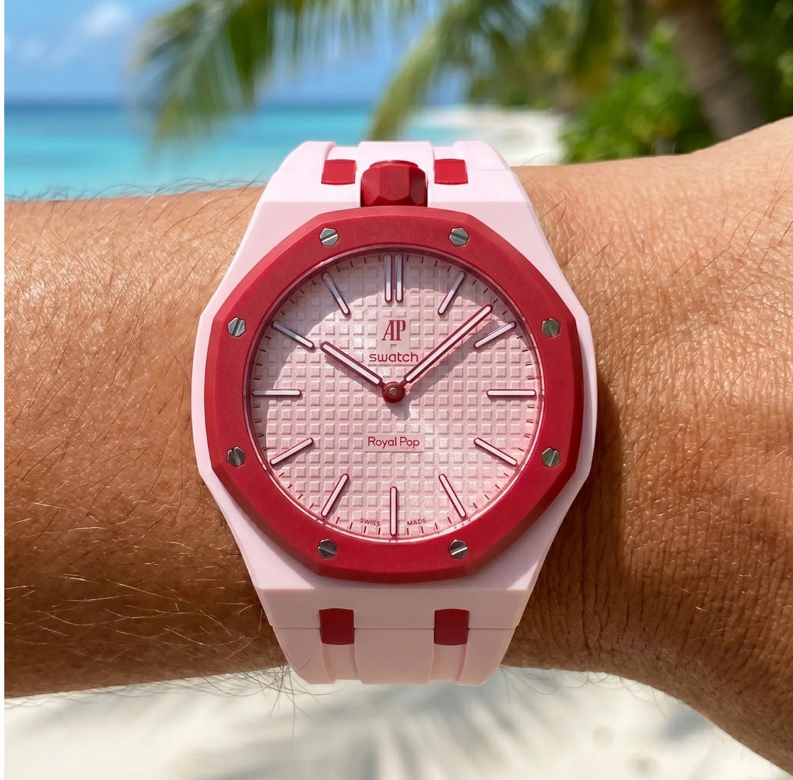 AP Swatch Band Rubber Replacement Strap Multiple Colors Same Day Shipping