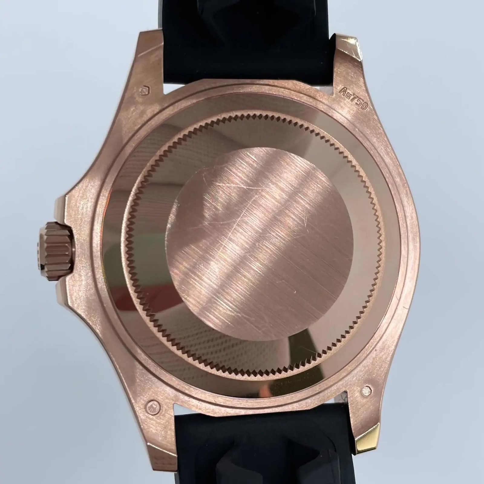 2022 Rolex 268655 Yacht Master 37mm 18K Rose Gold Rubber Automatic Watch