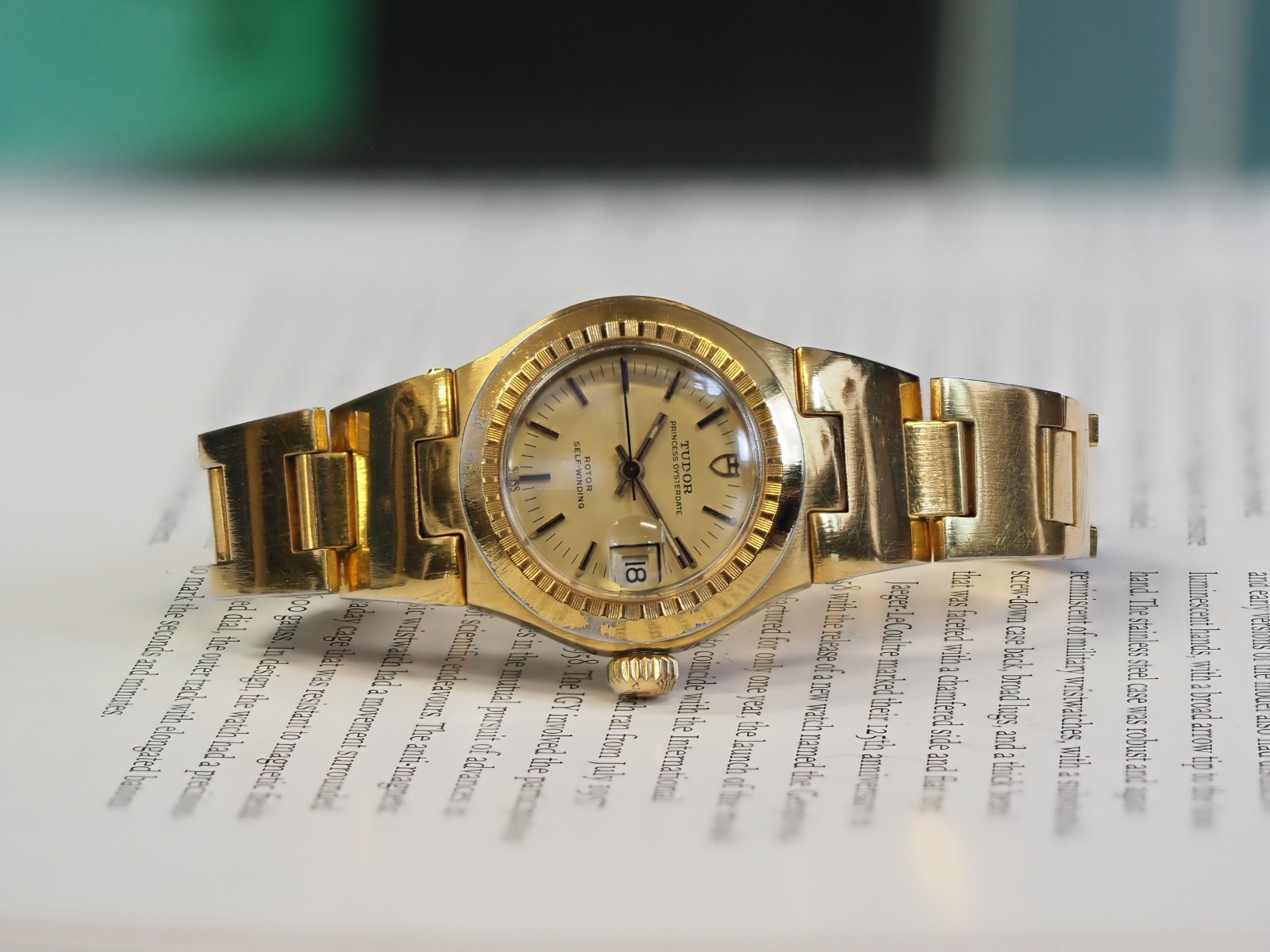 Tudor Princess Oysterdate 26mm 9301/3 Gold Plated Champagne Dial 1974