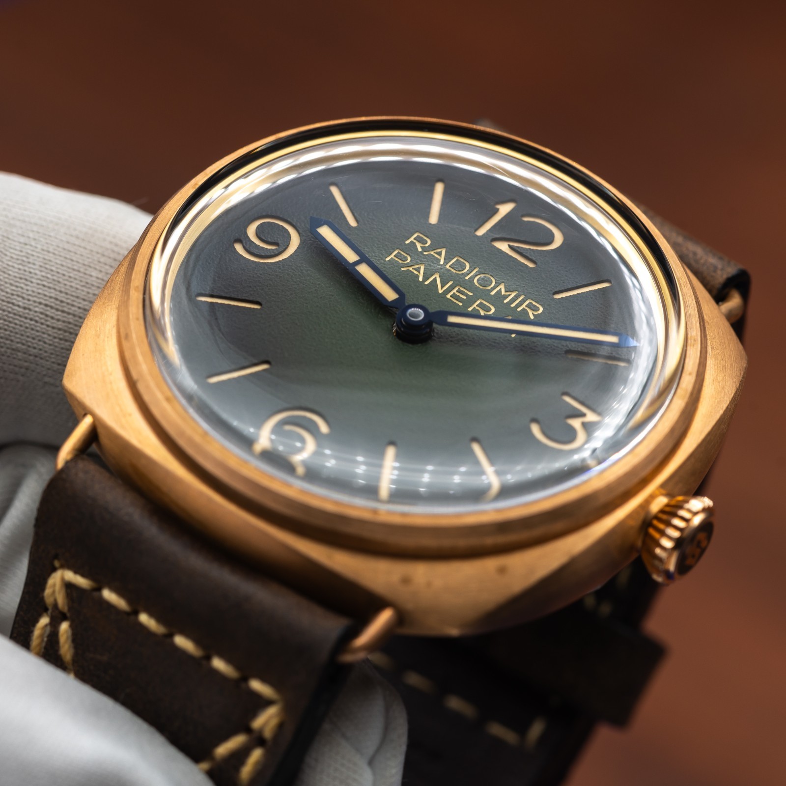 PANERAI Radiomir Bronzo Green Dial Manual Wind 47mm PAM00760 PAM 760