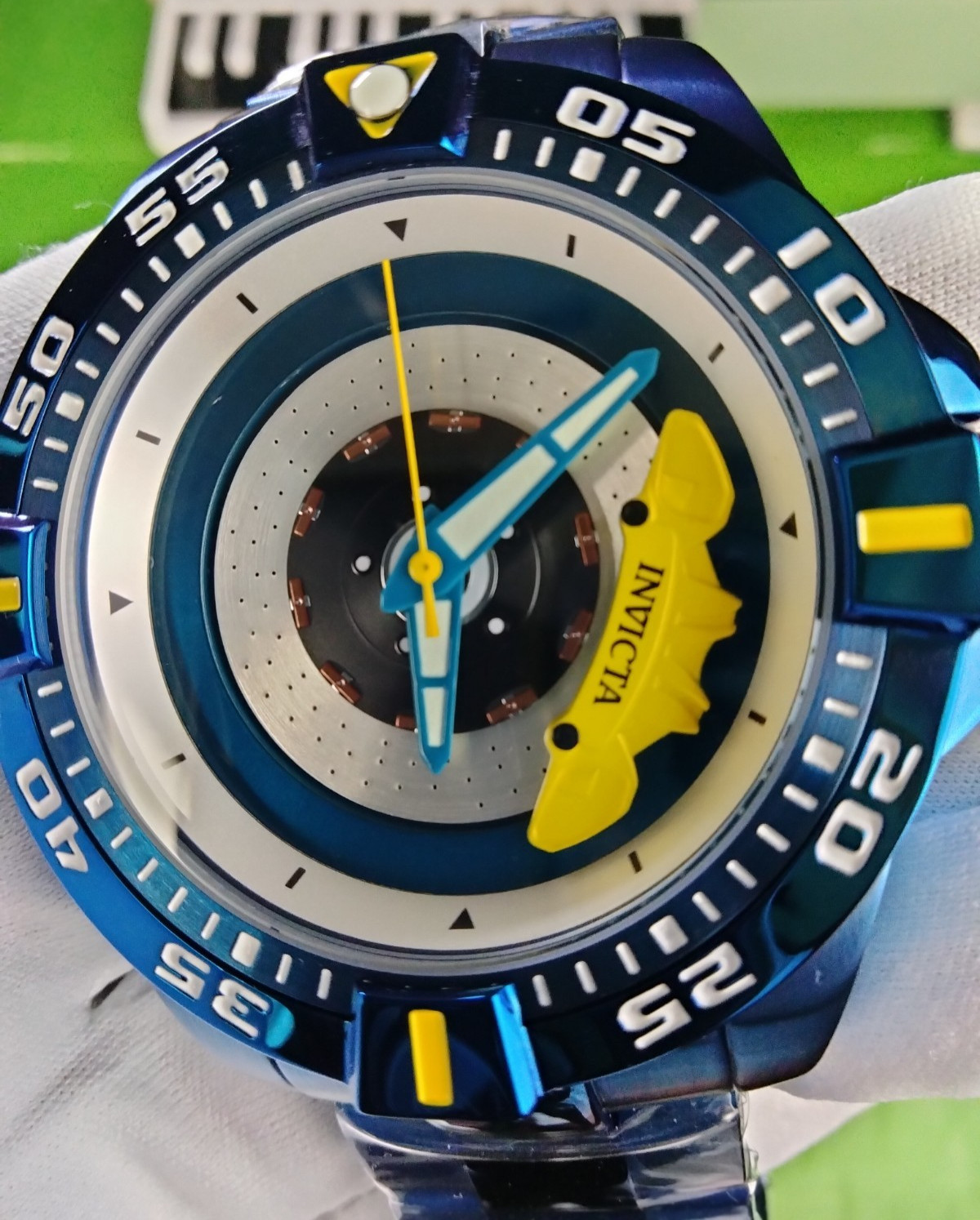 Invicta S1 Rally 37051 Automatic Men Watch 51 mm Blue Steel Zager Exclusive 100M