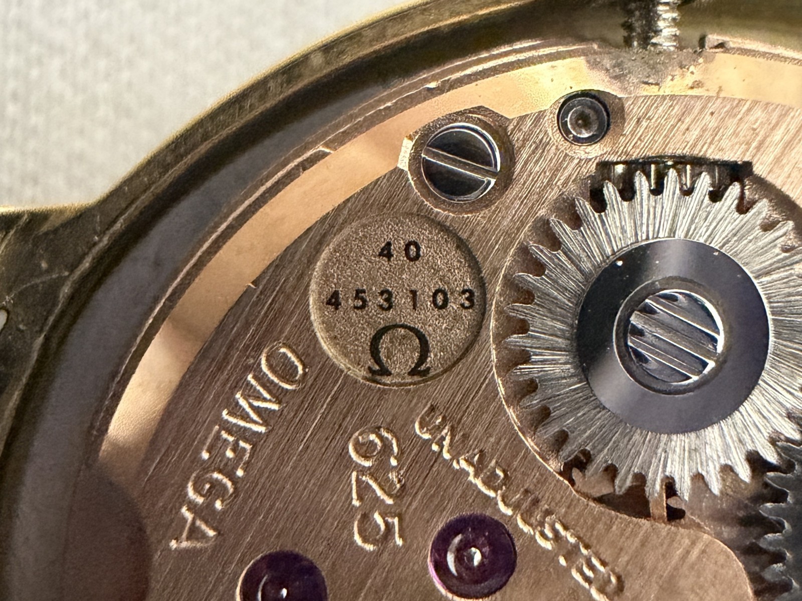 [Almost MINT] Vintage 1982 OMEGA Geneve Cal.485 Hand Winding Gold Women’s Watch