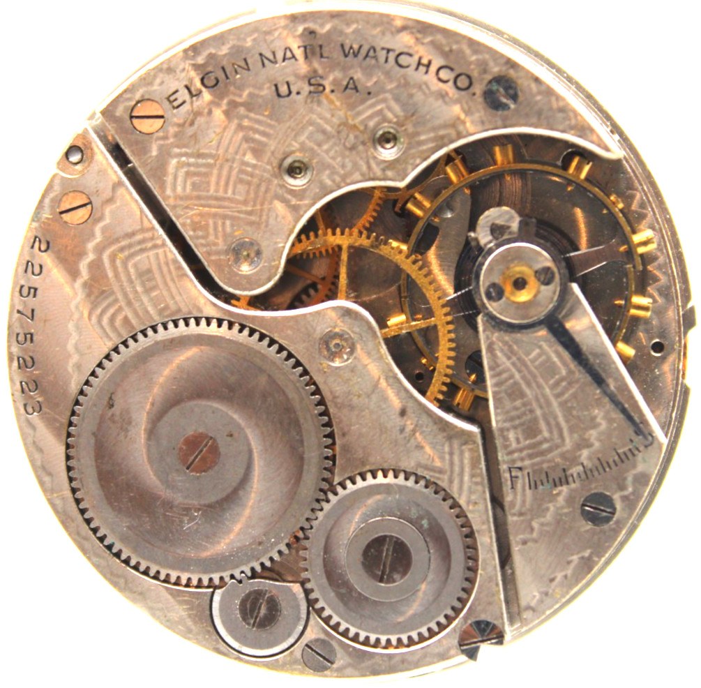 1920 ELGIN POCKET WATCH MOVEMENT 22575223 GRADE: 291 16s 7j (KK2)