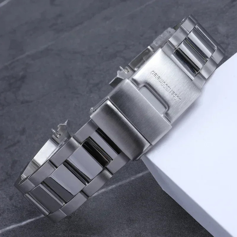For Longines Hydroconquest Series 19 20 22mm Steel Metal Watch Bracelet Strap