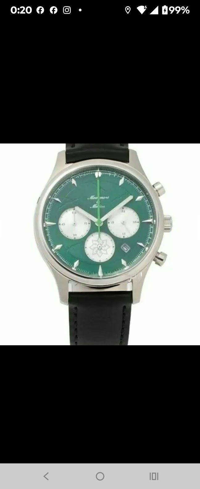 Demon Slayer TiCTAC Collaboration Design Watch Sanemi Shinazugawa Model