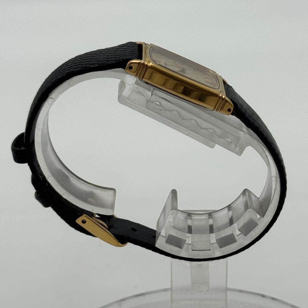 SEIKO New Battery Wristwatch Ladies 2P21 5210 Square Working Item