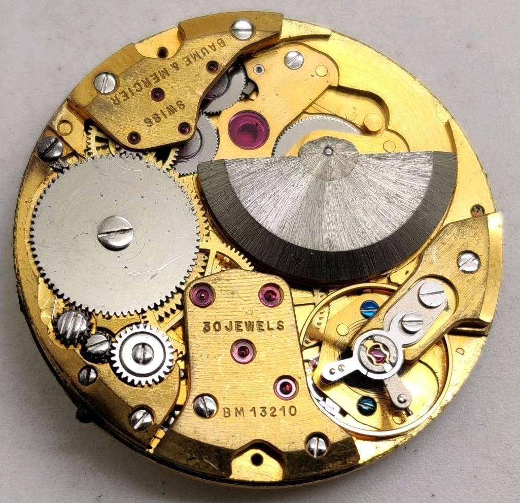 Baume Mercier BM 13210 High Grade Micro Rotor Automatic watch movement Running