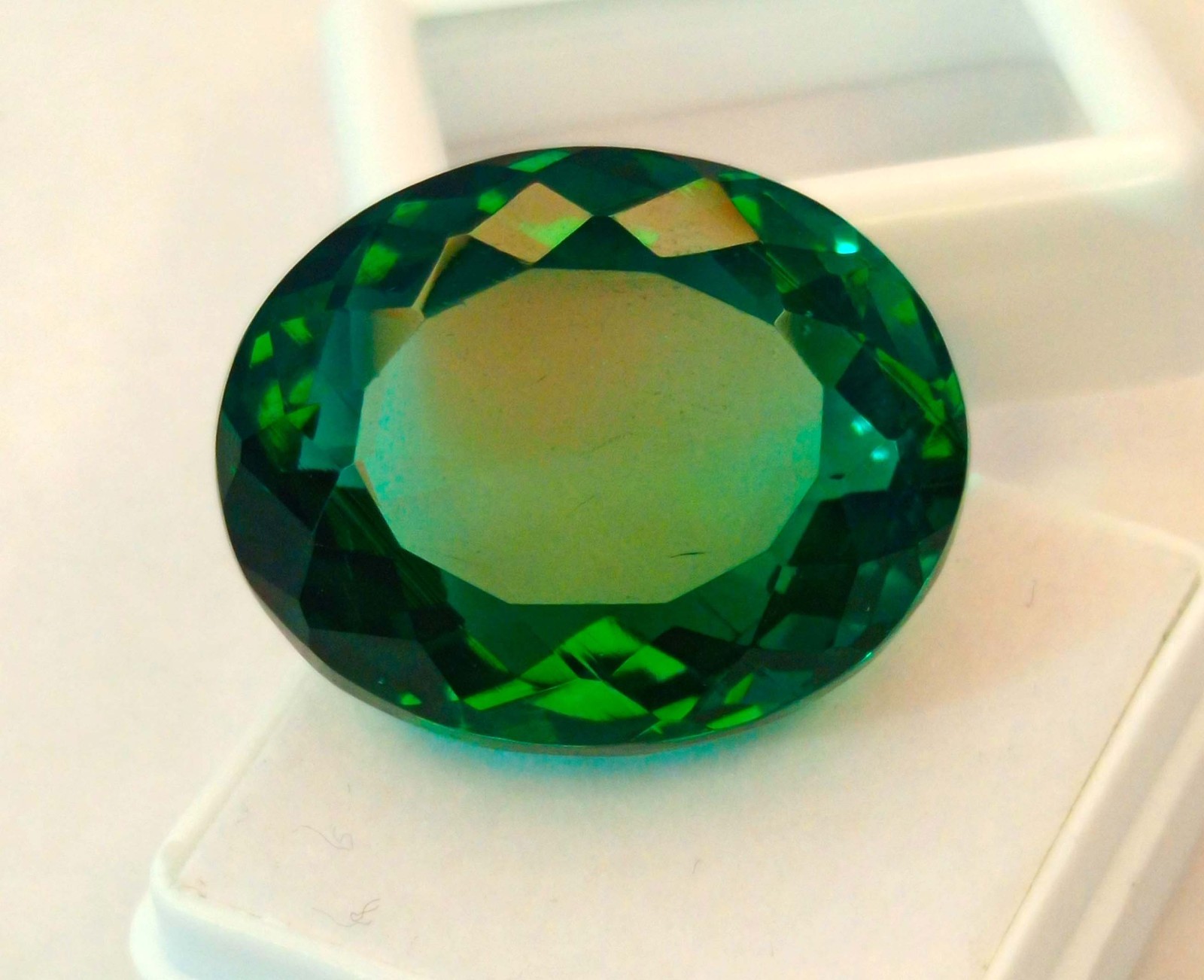 Green 42-44 Ct Garnet Tsavorite Natural Oval Cut Certified Loose Gemstone RK291