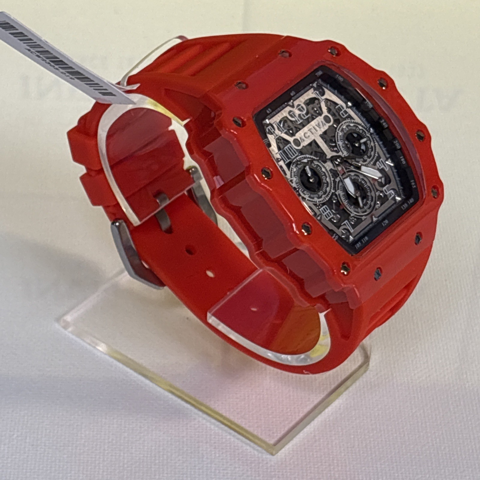Activa Fury X Invicta Mens Quartz MG53 Skeleton Dial Red 44mm ACW2305-019 NEW