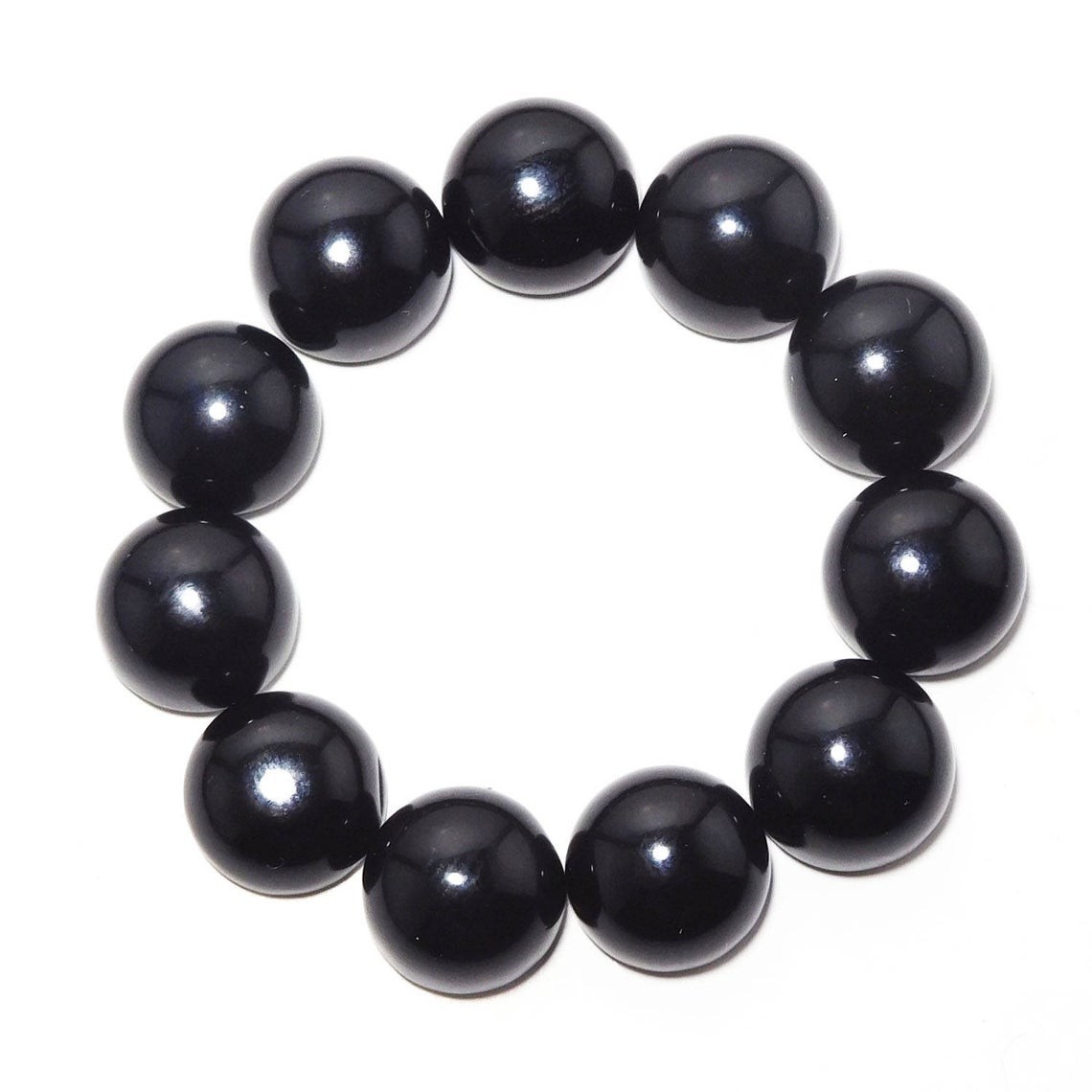 Natural Black Onyx Round Cabochon 5mm to 25mm Loose Gemstone