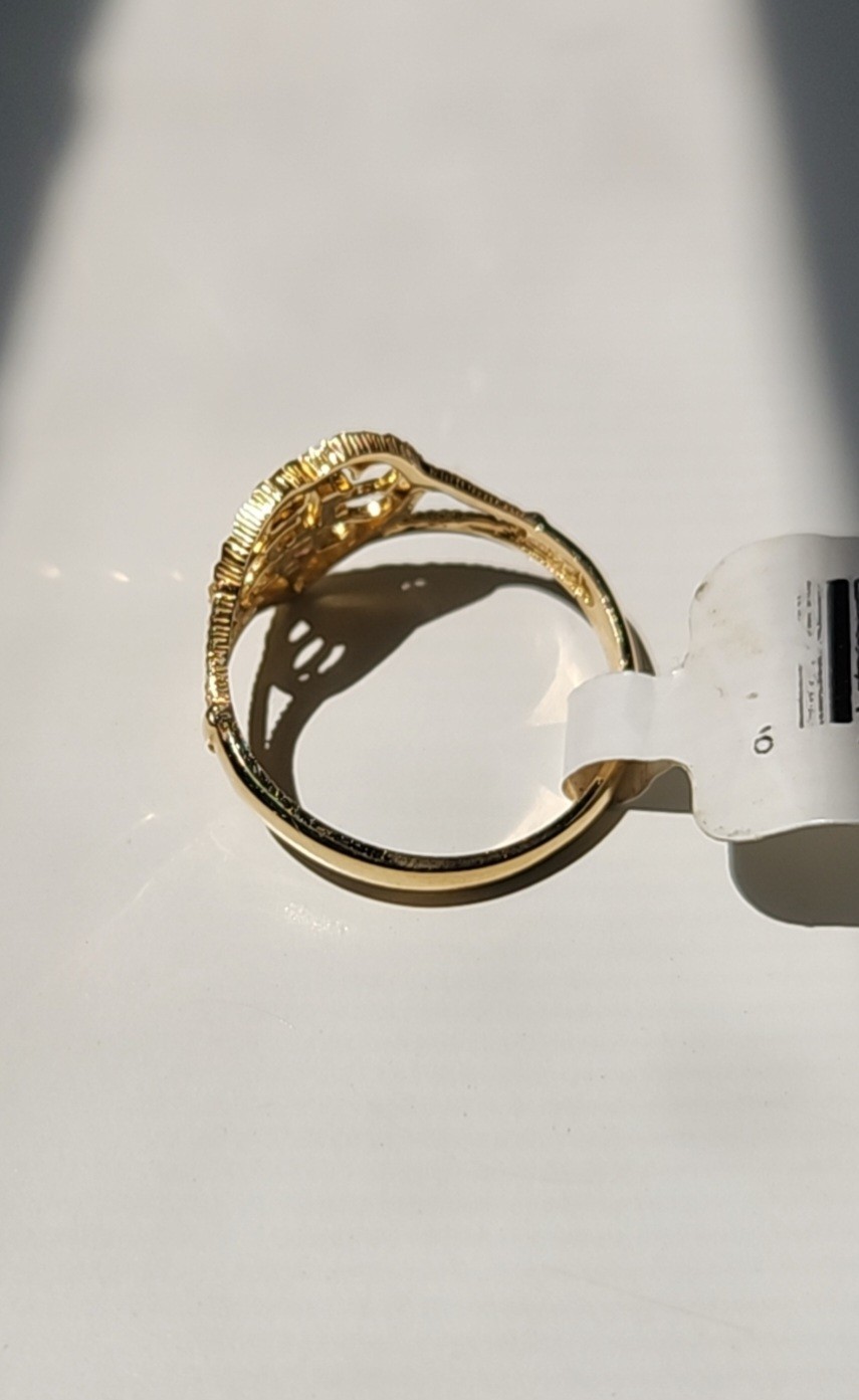 New With Tag 14 Kt Gold 15 Quincenera Ring Size 7