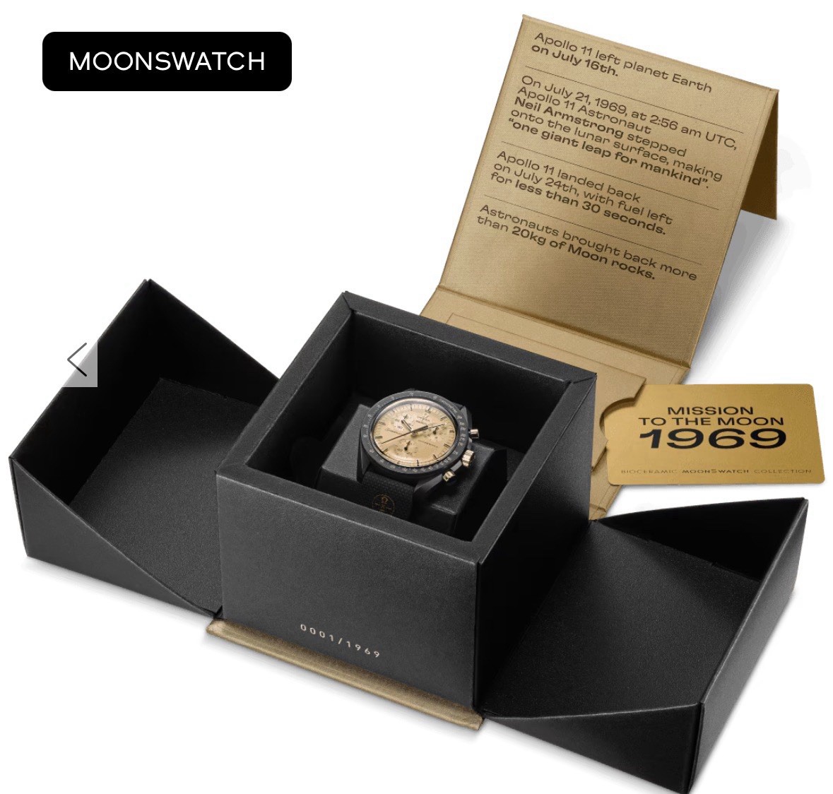 OMEGA x Swatch MoonSwatch Mission to the Moon 1969 Chronograph Quartz Tachymeter