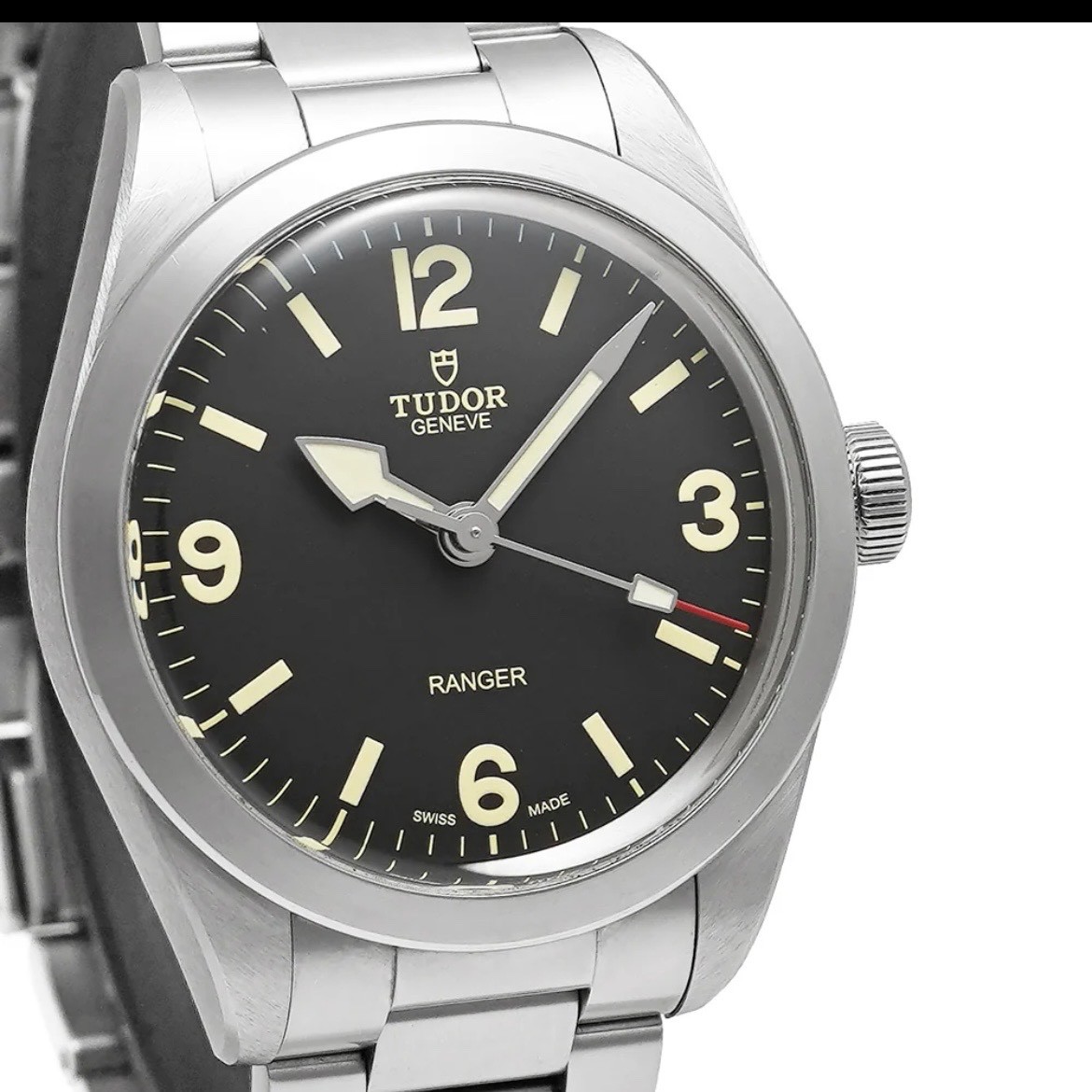 TUDOR Ranger Ref. 79950 Automatic Black Dial 100M 39mm Power Reserve Men’s watch