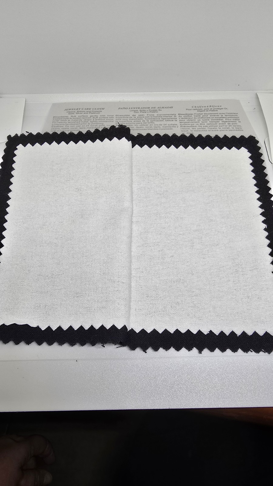 New Passionstone Black Jewelry Care Cloth 6″x4″