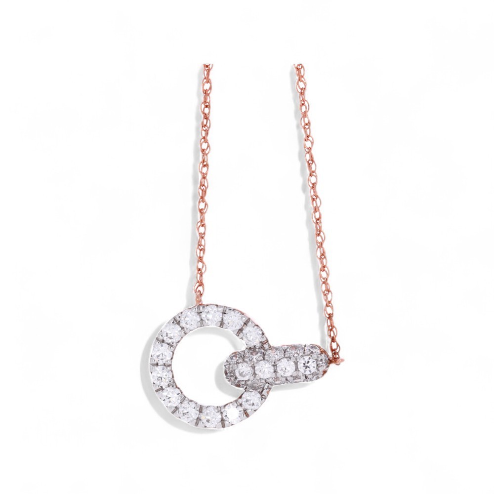 0.70 Ct Round Cut Lab Grown Diamond Pendant Necklace F-G/VS 925 Sterling Silver