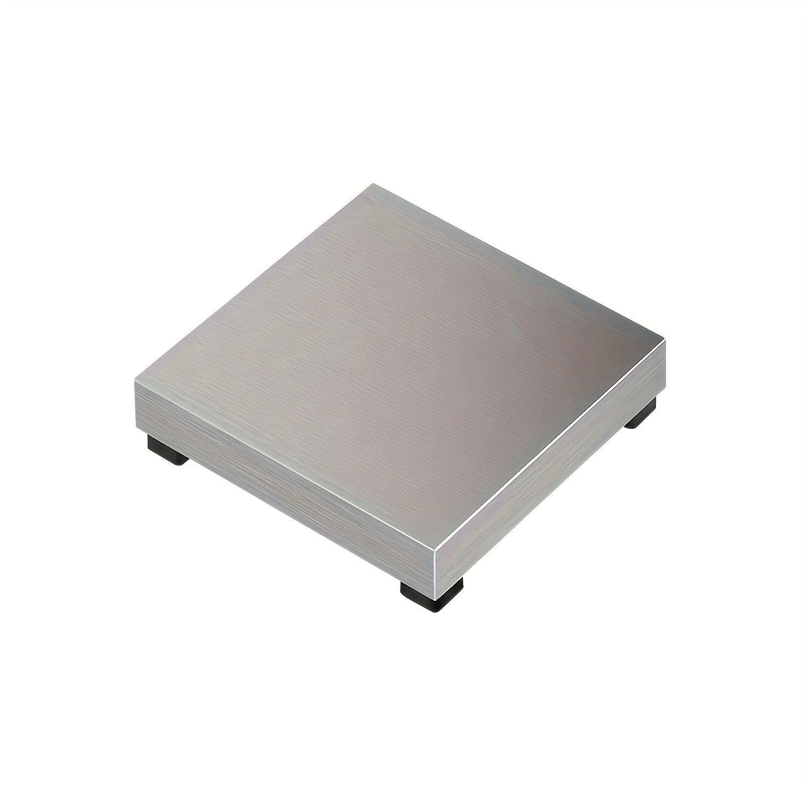 Steel Bench Block with Rubber Feet – For Jewelry Making & Metal Stamping