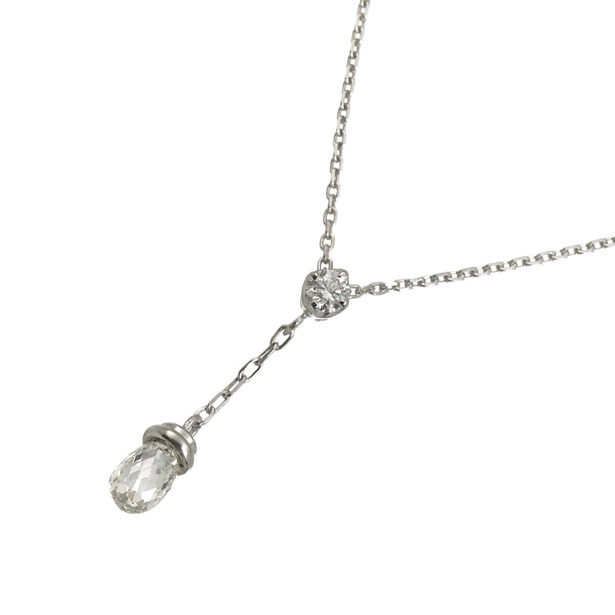 Diamond 0.43ct/0.06ct Necklace Pt Platinum 90334796