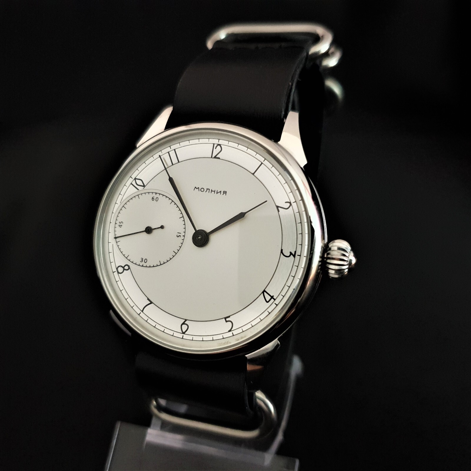 Watch Marriage 3602 Silver dial Dress WristWatch Mechanical Vintage Style USSR