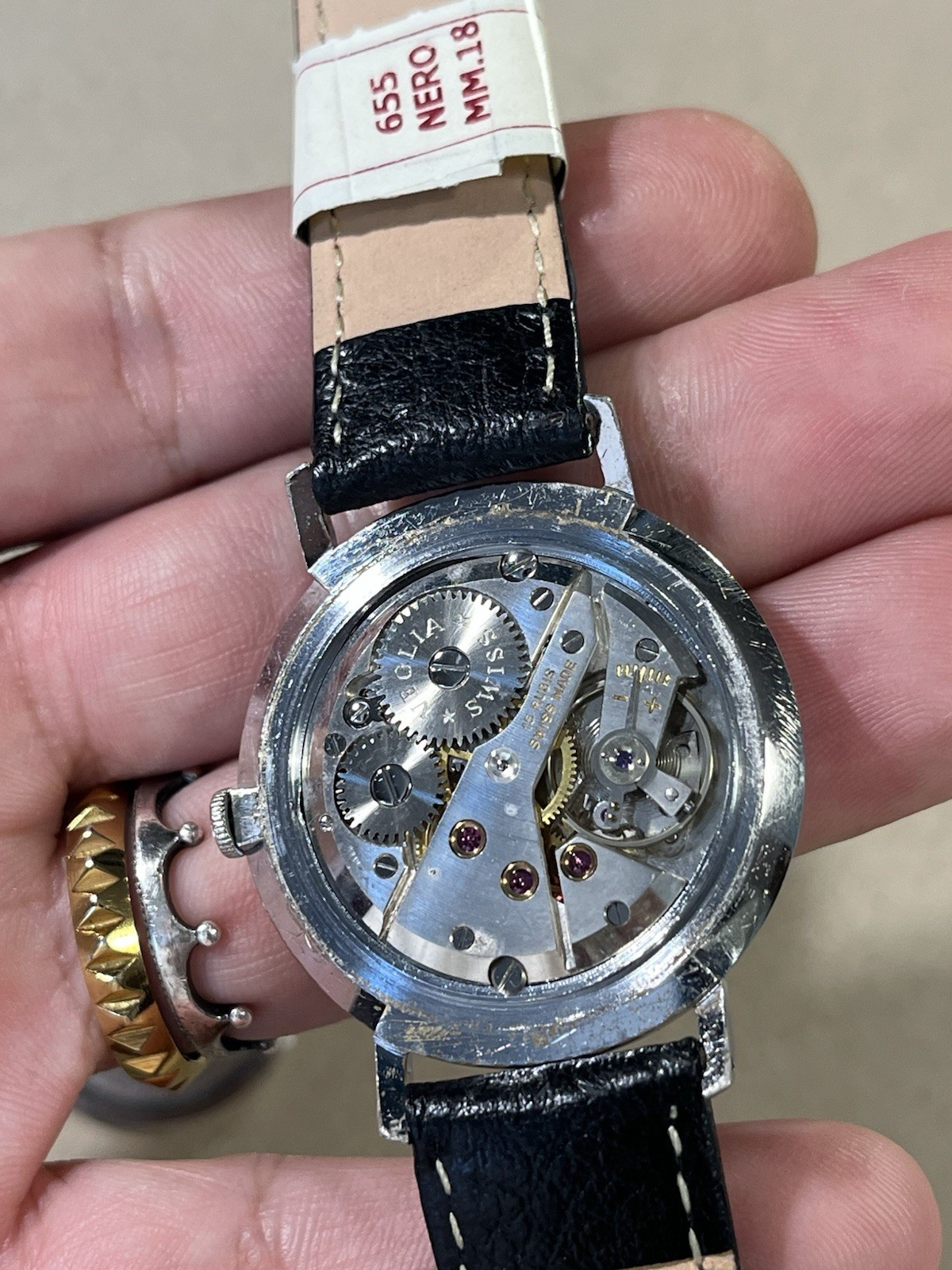Veglia Swiss 1955 AS 1203 plat classic watch vintage 50 60’s big seconds jumbo