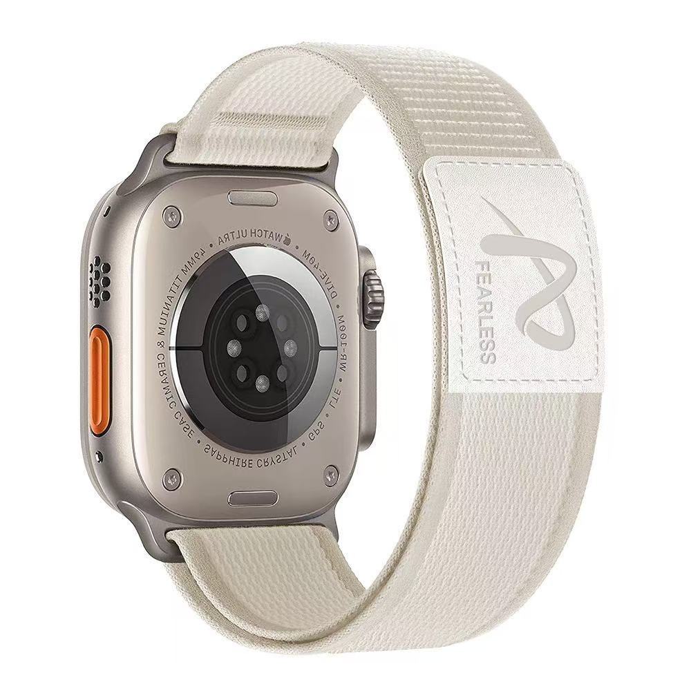 Suitable for Apple Watch S1-11/Ultra/SE – Leather Nylon Strap