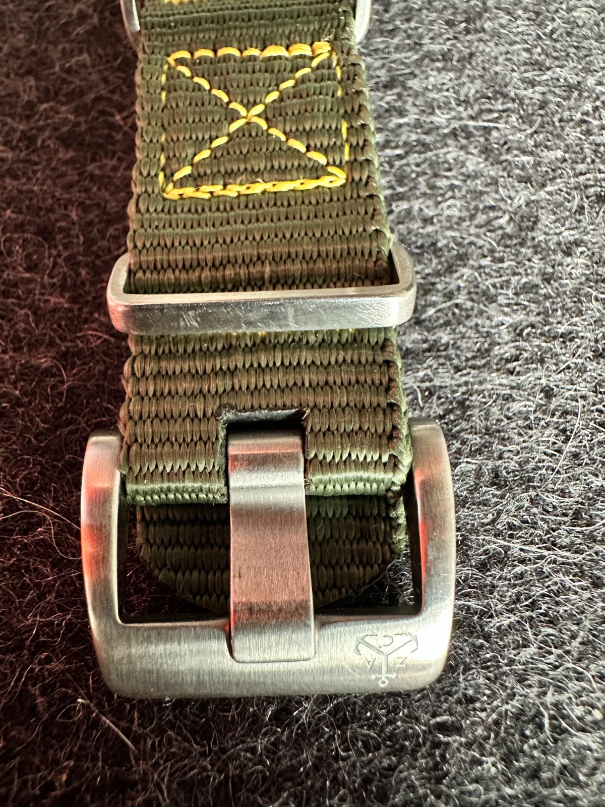 Sangin Instruments Overlord Brushed Field Watch, box, papers, WOE Strap