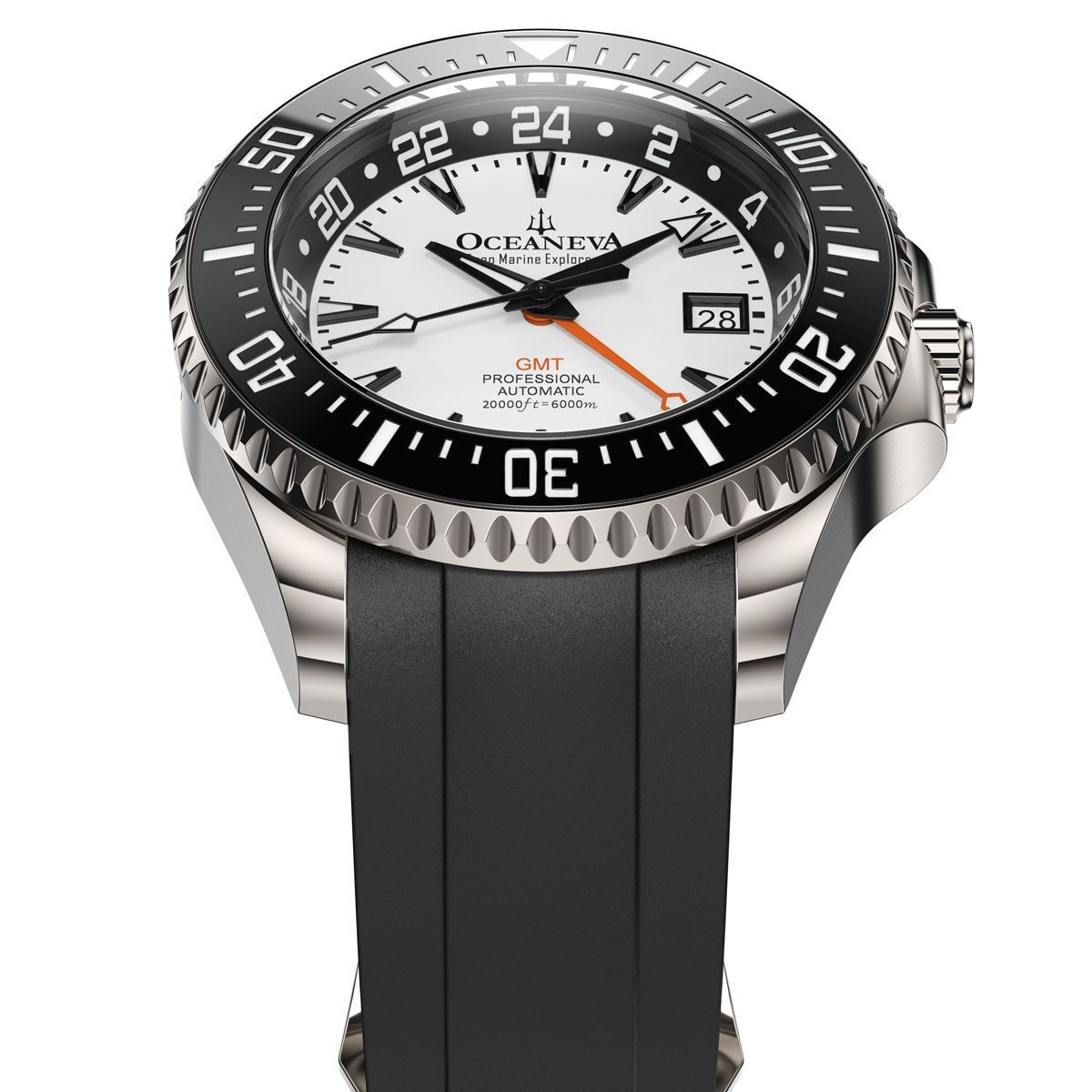 Oceaneva Deep Marine Explorer VI 6000m Titanium Blue Automatic Watch